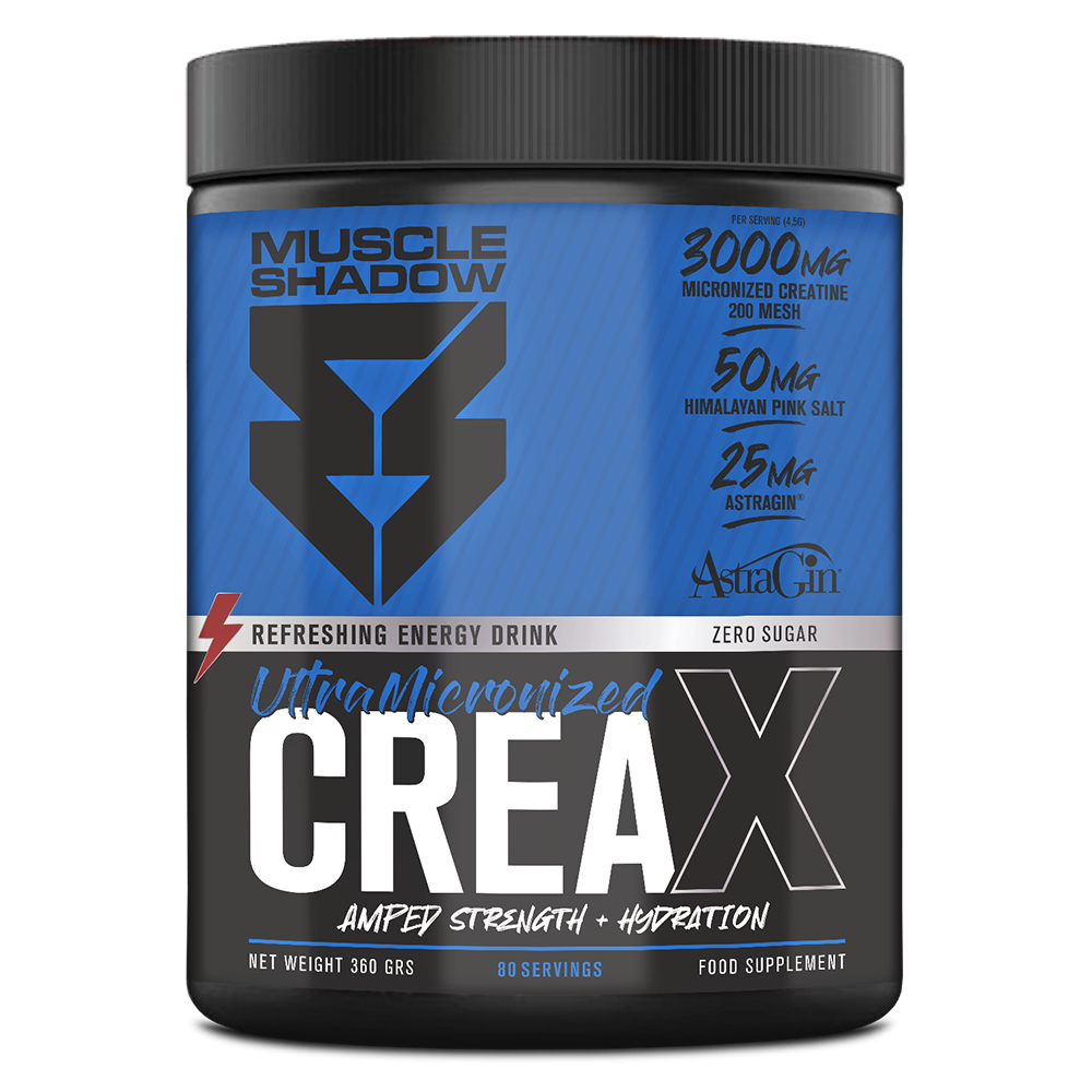 Crea-X 360g  sabor Bebida Energética Refrescante | Creatina Muscle Shadow