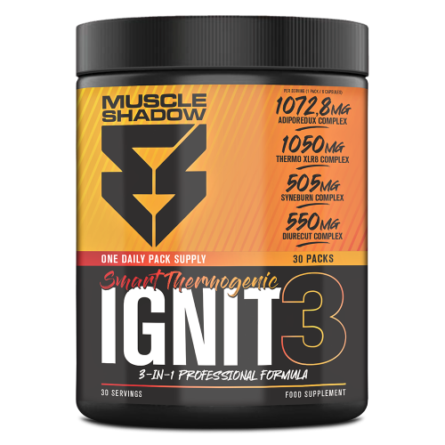 IGNIT3 30 Packs | Termogénico 3 en 1 | Muscle Shadow